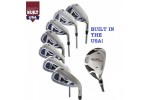 AGXGOLF GIRLS LEFT or RIGHT HAND XS TOUR GRAPHITE IRON SET w3 HYBRID +5,6,7,8 & 9+PW. AVAILABLE IN TEEN, TALL AND TWEEN LENGTHS